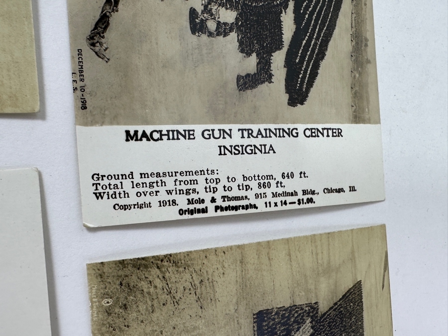 Just Added - (12) Antique Arthur Mole (1889-1983) & John Thomas (Died 1947) US Military Patriotic Images Real Photo Postcards Using Thousands Of Soldiers To Create Patterns And Patriotic Images Called “Living Photographs” Postcards Estimate $1,000-$1,500 [Photo 11]