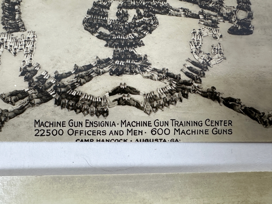 Just Added - (12) Antique Arthur Mole (1889-1983) & John Thomas (Died 1947) US Military Patriotic Images Real Photo Postcards Using Thousands Of Soldiers To Create Patterns And Patriotic Images Called “Living Photographs” Postcards Estimate $1,000-$1,500 [Photo 9]