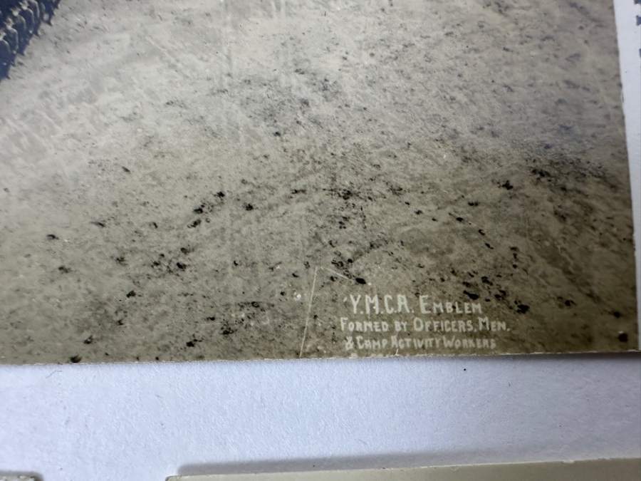 Just Added - (12) Antique Arthur Mole (1889-1983) & John Thomas (Died 1947) US Military Patriotic Images Real Photo Postcards Using Thousands Of Soldiers To Create Patterns And Patriotic Images Called “Living Photographs” Postcards Estimate $1,000-$1,500 [Photo 13]