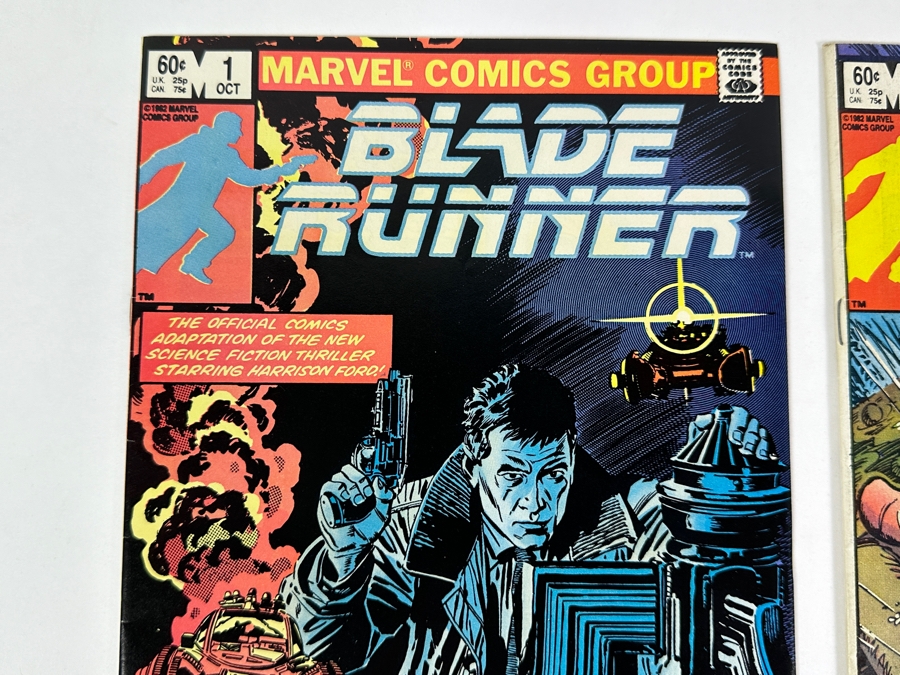 Just Added - Vintage 1982 Marvel Comics Blade Runner Comic Books #1 & #2 [Photo 2]