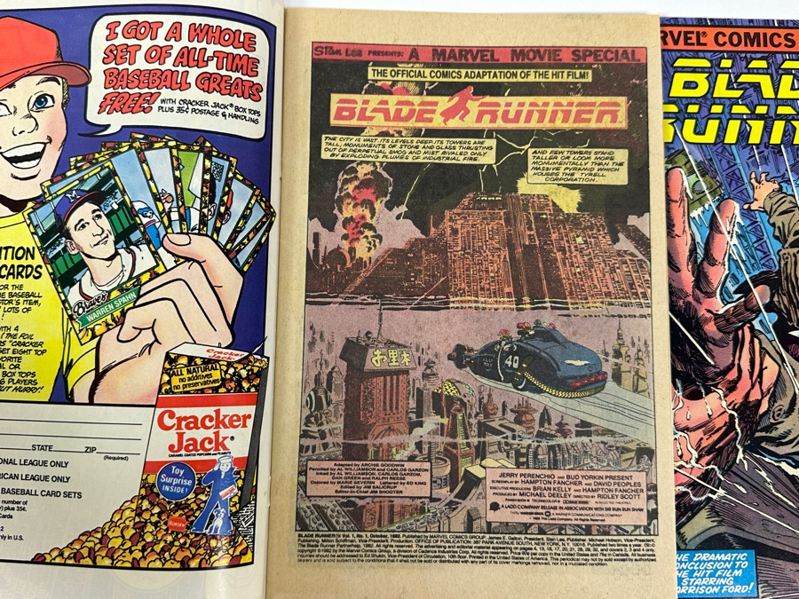 Just Added - Vintage 1982 Marvel Comics Blade Runner Comic Books #1 & #2 [Photo 4]