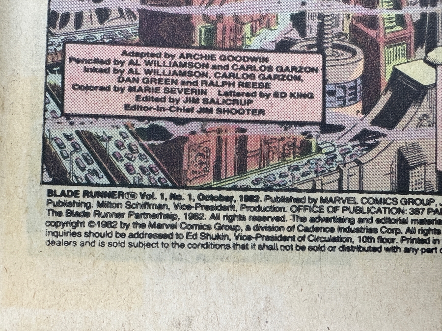 Just Added - Vintage 1982 Marvel Comics Blade Runner Comic Books #1 & #2 [Photo 6]