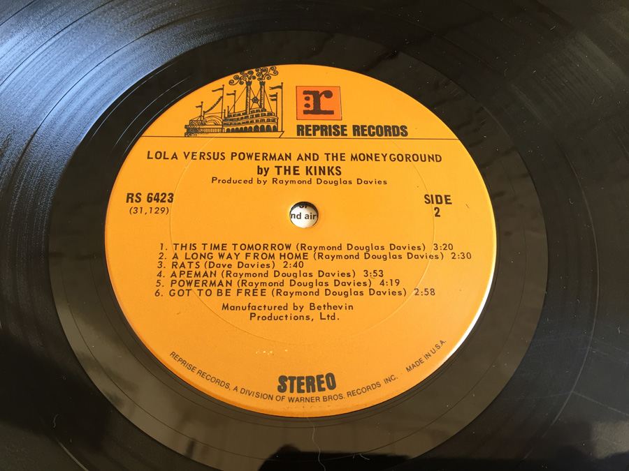 Kinks - Lola Versus Powerman And The Moneygoround - Part One - Reprise Records ‎- RS 6423 [Photo 7]
