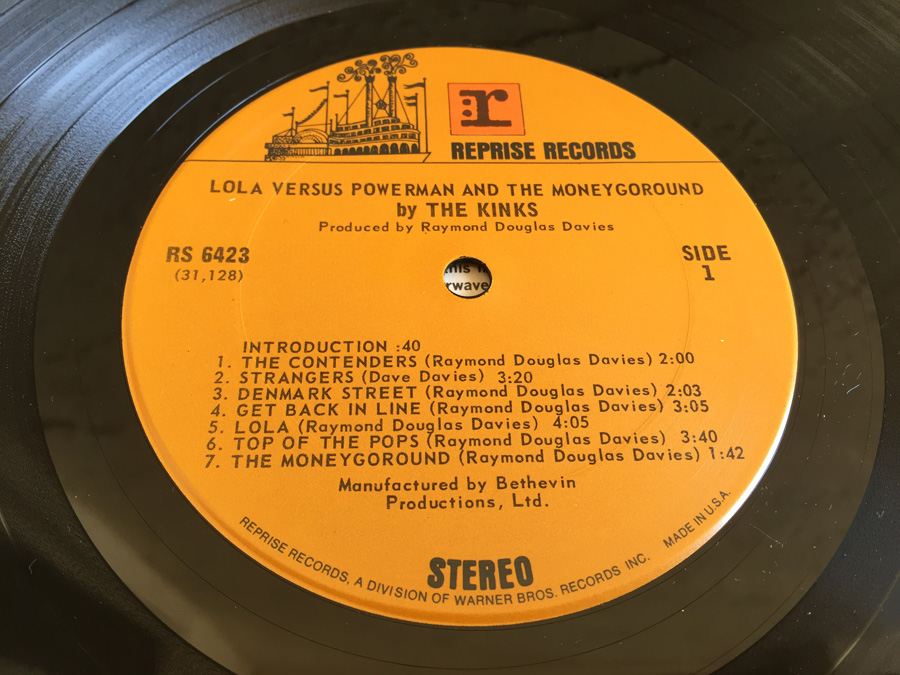 Kinks - Lola Versus Powerman And The Moneygoround - Part One - Reprise Records ‎- RS 6423 [Photo 5]