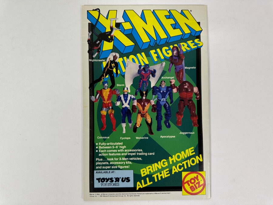 Just Added - Vintage 1991 Marvel Comics X-Men No. 1 Jim Lee Comic Book [Photo 4]