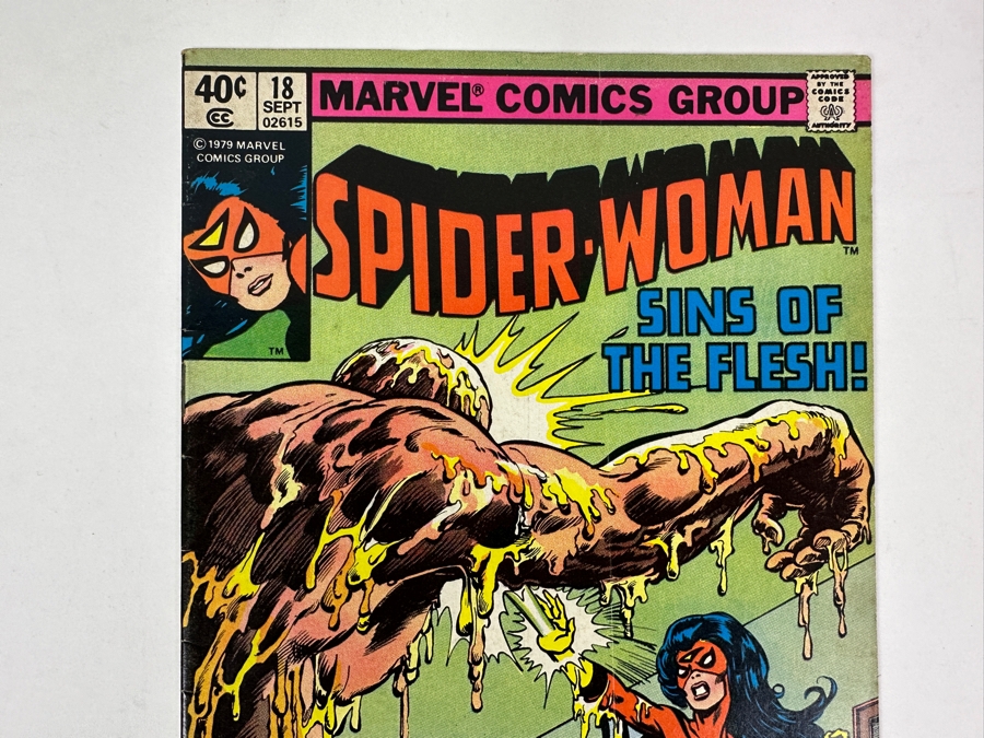 Just Added - Vintage 1979 Marvel Comics Spider-Woman Sins Of The Flesh #18 Comic Book [Photo 2]