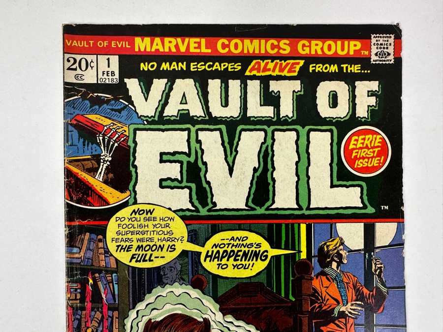 Just Added - Vintage 1972 Marvel Comics Vault Of Evil No. 1 Comic Book [Photo 2]