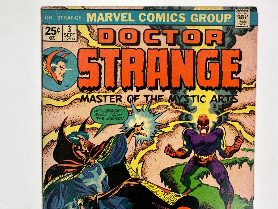 Just Added - Vintage 1974 Marvel Comics Doctor Strange No. 3 Comic Book [Photo 2]