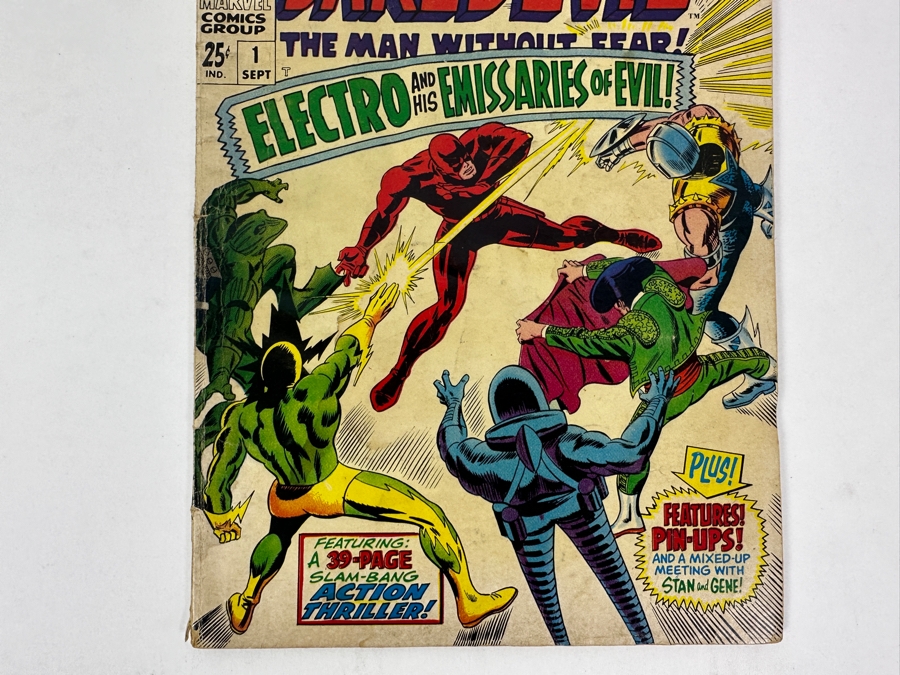 Just Added - Vintage 1967 Marvel Comics King-Size Special Annual Here Comes… Daredevil No. 1 Comic Book [Photo 3]