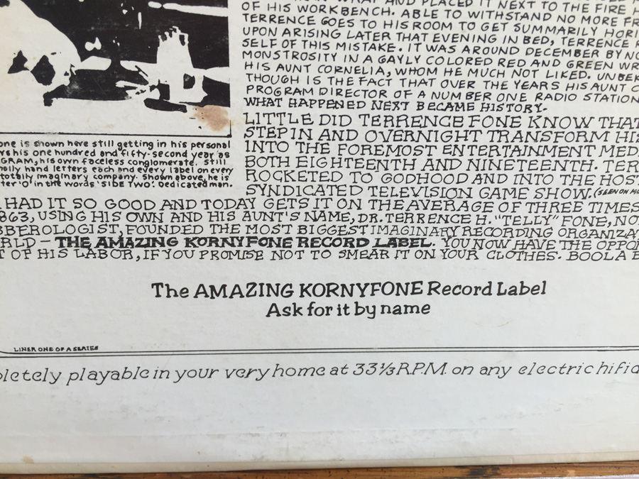 Bowie - Dollars In Drag - The 1980 Floor Show - The Amazing Kornyfone Record Label ‎- TAKRL 1905 [Photo 4]