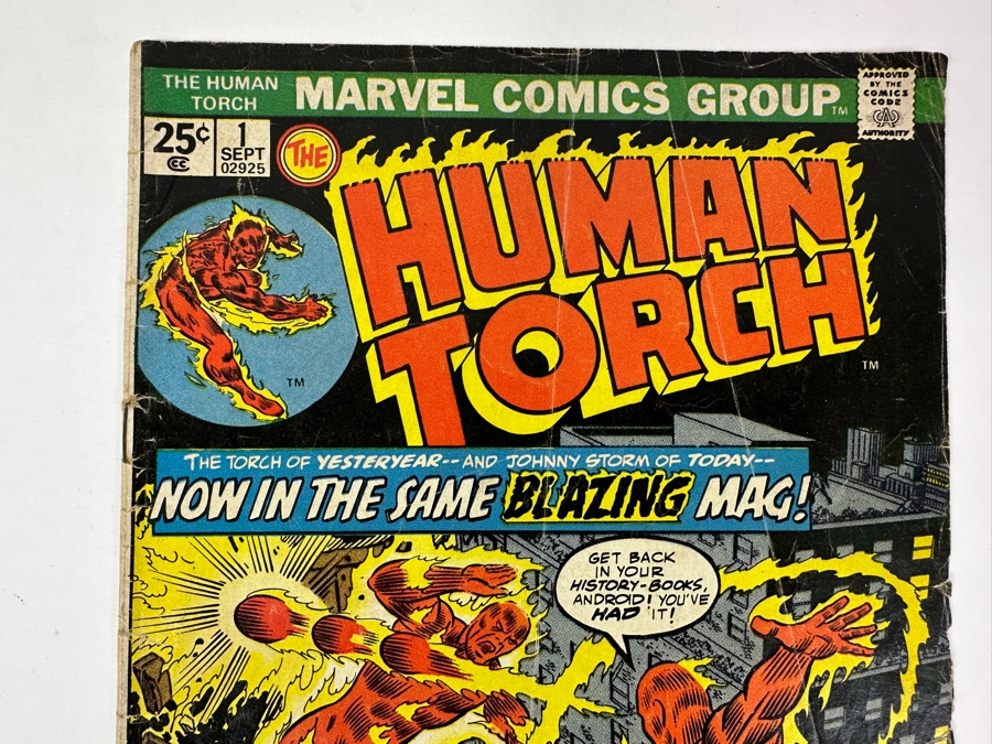 Just Added - Vintage 1974 Marvel Comics The Human Torch No. 1 Comic Book [Photo 2]