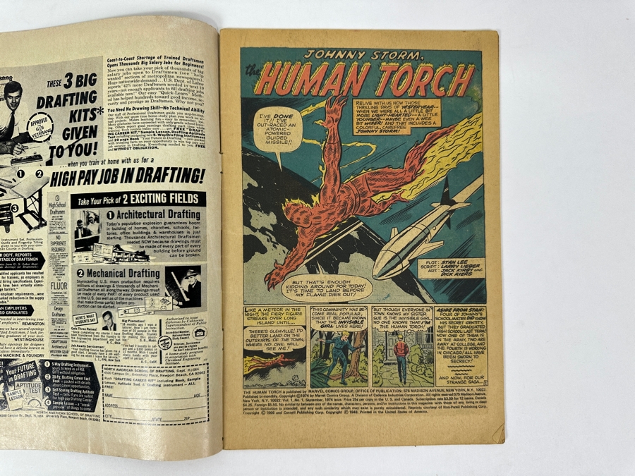 Just Added - Vintage 1974 Marvel Comics The Human Torch No. 1 Comic Book [Photo 5]