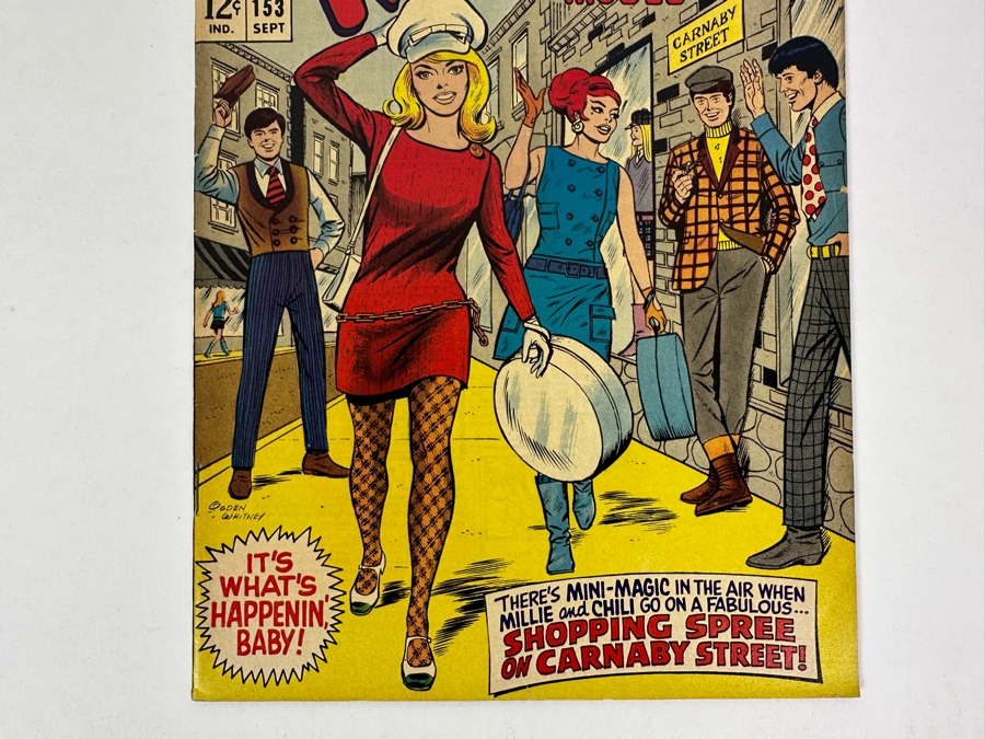 Just Added - Vintage 1967 Marvel Comics Millie The Model No. 153 Comic Book [Photo 3]
