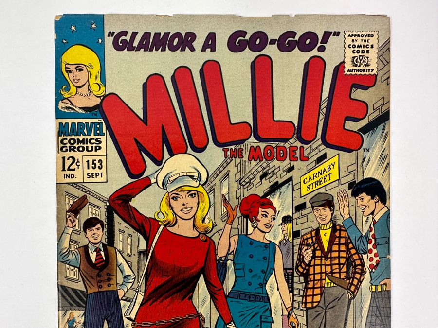 Just Added - Vintage 1967 Marvel Comics Millie The Model No. 153 Comic Book [Photo 2]