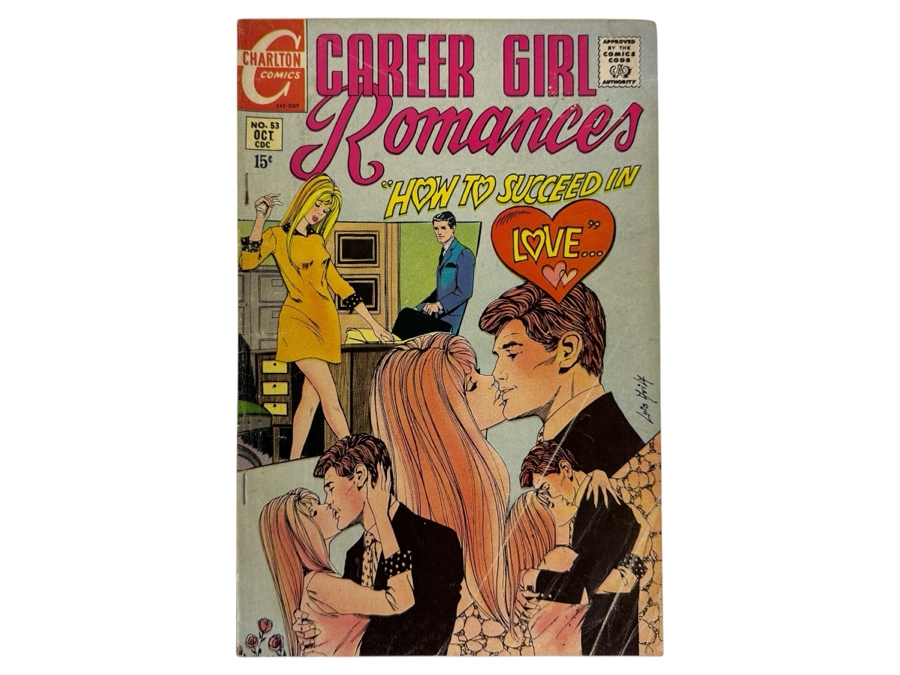 Just Added - Vintage 1969 Charlton Comics Career Girl Romance No. 53 Comic Book