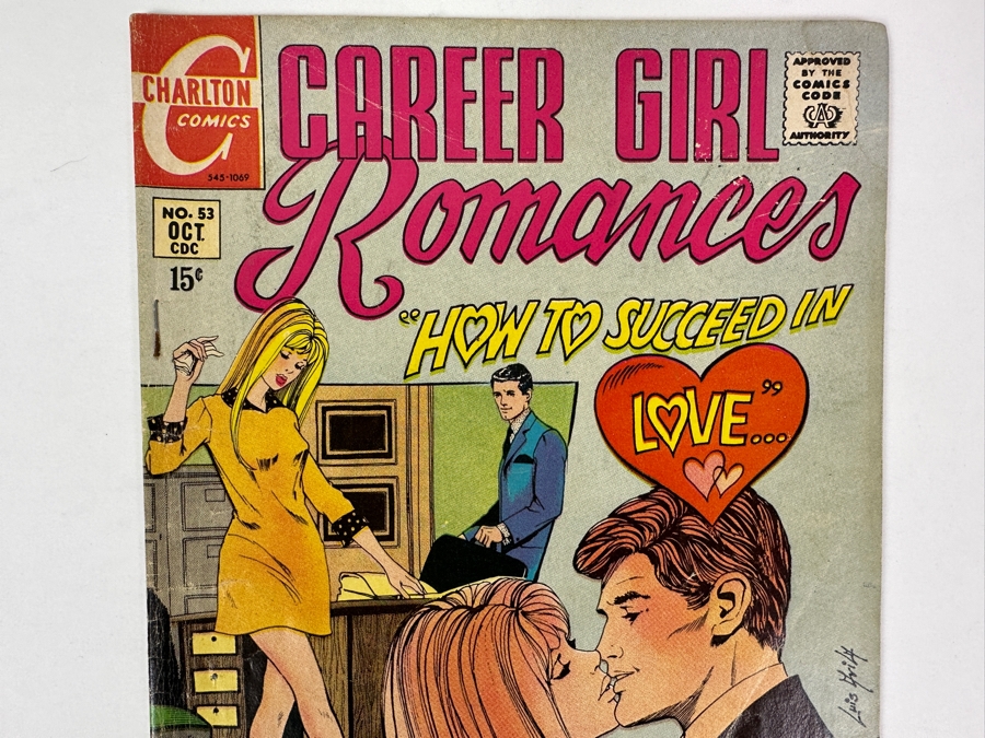 Just Added - Vintage 1969 Charlton Comics Career Girl Romance No. 53 Comic Book [Photo 2]