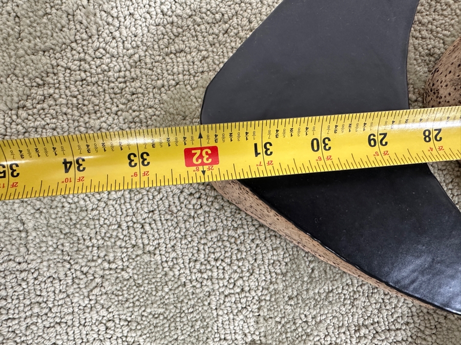 Just Added - Jean Smith Glazed Ceramic Wall Sculpture in 12 parts  32'W x 22'H as Displayed [Photo 6]