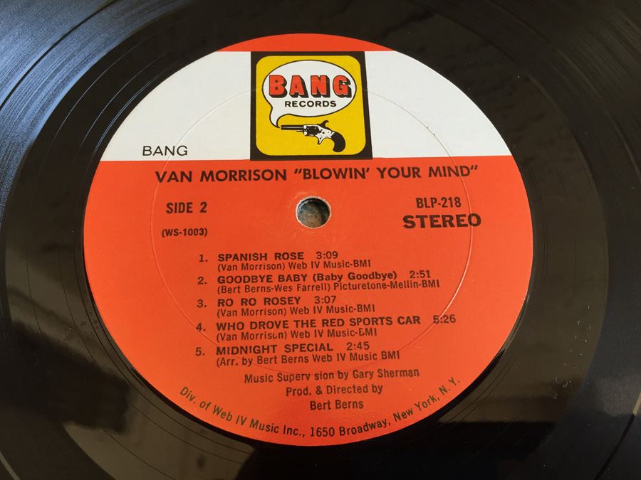 Van Morrison ‎- Blowin' Your Mind! - Bang Records ‎- BLB 218 [Photo 6]