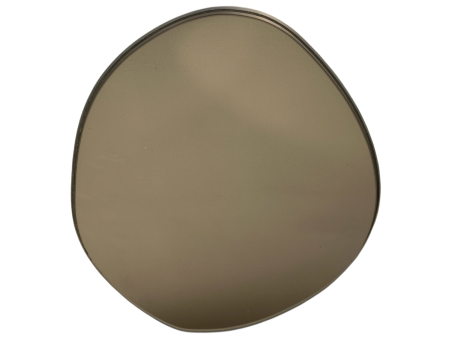 Just Added - Studio Sabine Marcelis with Brit van Nerven Off Round Seeing Glass Mirror 550 in Silver Retails $3,520 21.6'H x 19.8'W x 1'D [Photo 2]