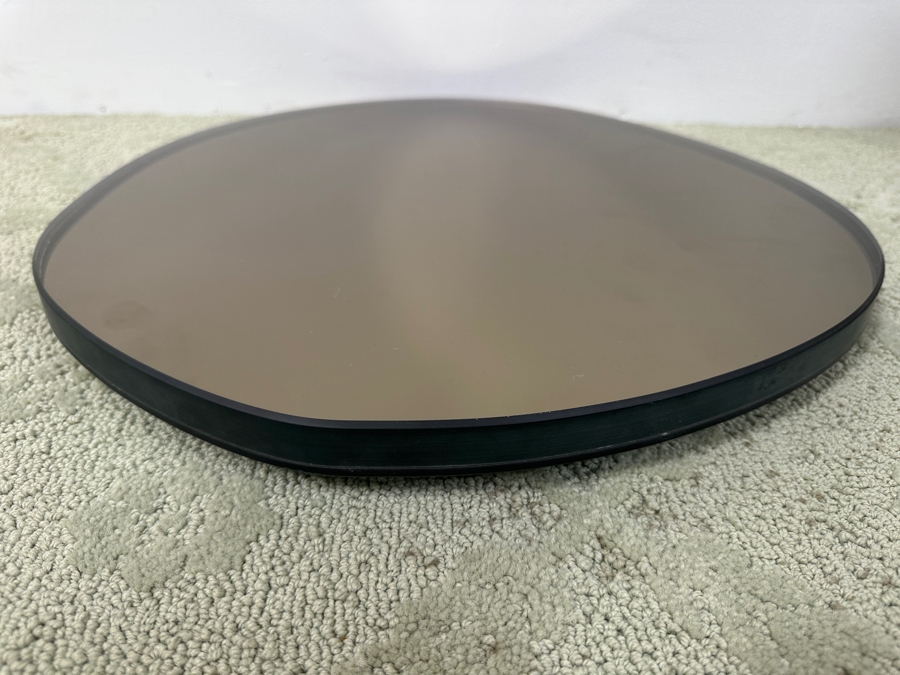 Just Added - Studio Sabine Marcelis with Brit van Nerven Off Round Seeing Glass Mirror 550 in Silver Retails $3,520 21.6'H x 19.8'W x 1'D [Photo 4]