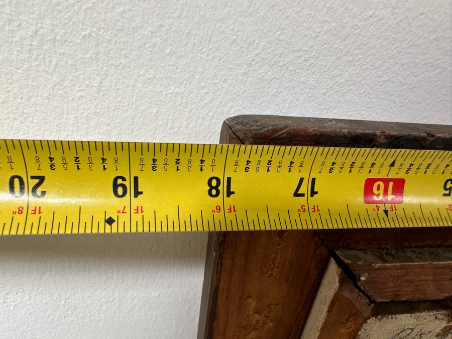 Just Added - Joanne Rimmer Original Acrylic Painting On Board Signed Lower Right 13 X 27 In Antique Frame 18 X 32 [Photo 13]