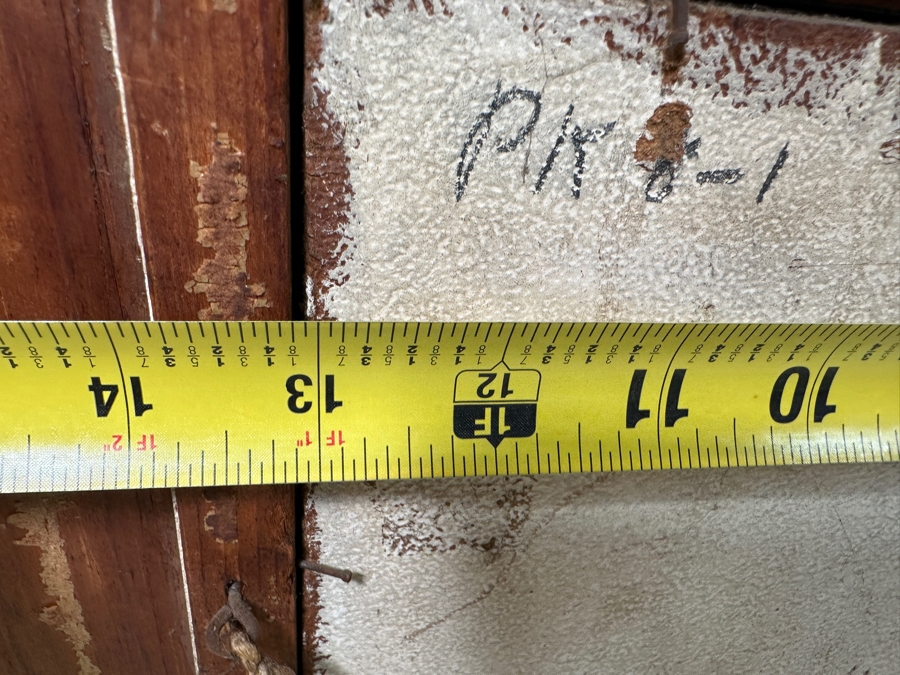 Just Added - Joanne Rimmer Original Acrylic Painting On Board Signed Lower Right 13 X 27 In Antique Frame 18 X 32 [Photo 11]