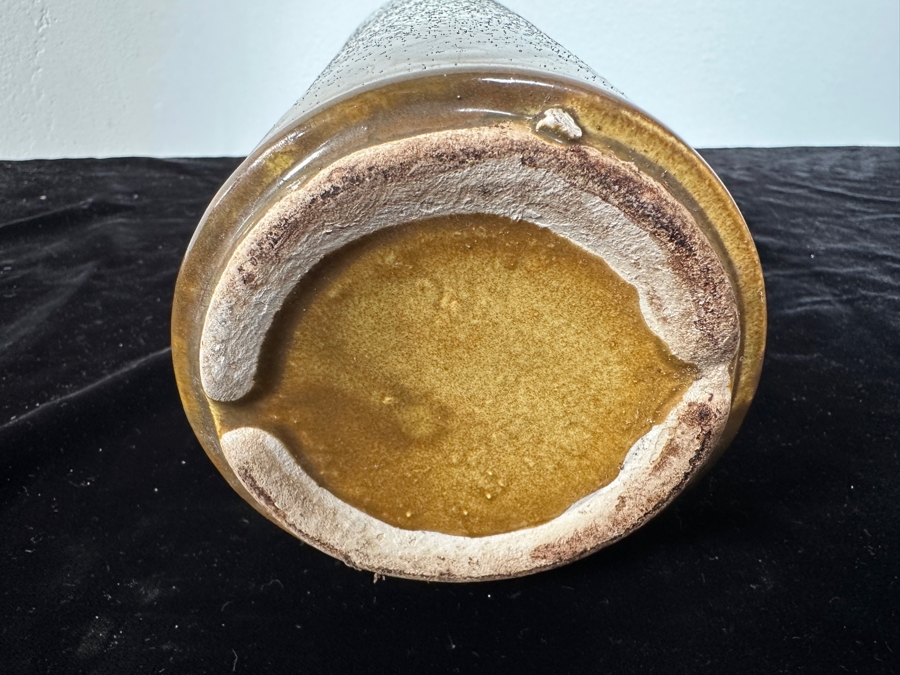 Just Added - Vintage Glazed Pottery Vase 10.5H [Photo 4]