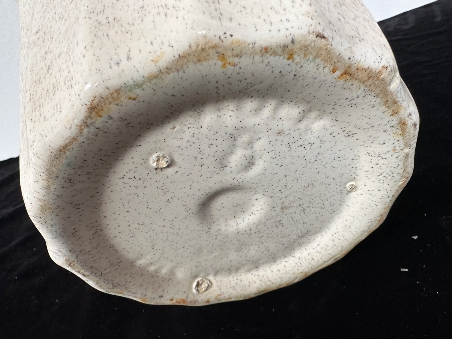 Just Added - Vintage Mid-Century Modern Bauer Pottery Swirl Design Flower Pot 8H [Photo 5]