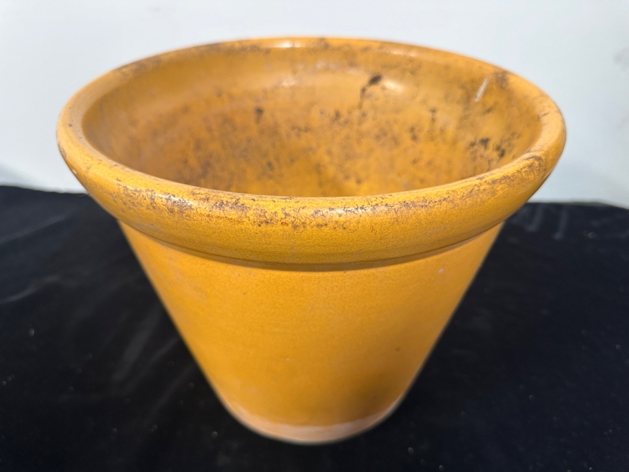 Just Added - Vintage Terra Cotta USA Pottery Flower Pot 9.5H [Photo 3]