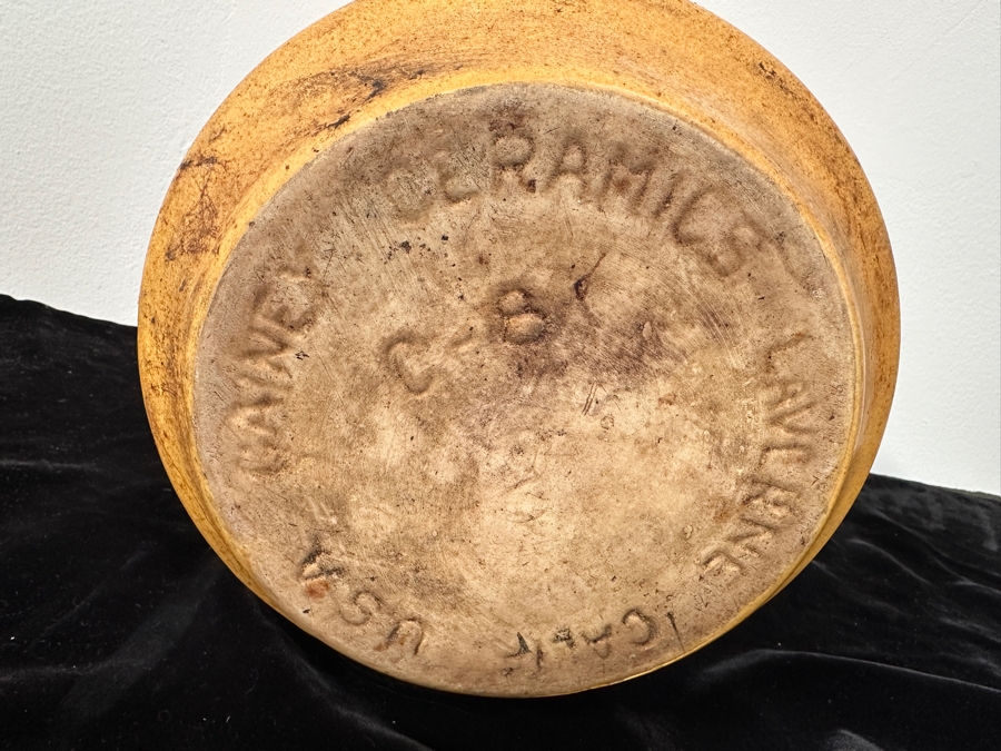 Just Added - Vintage Mid-Century Modern Gainey Ceramics USA Pottery Flower Pot 7H [Photo 4]