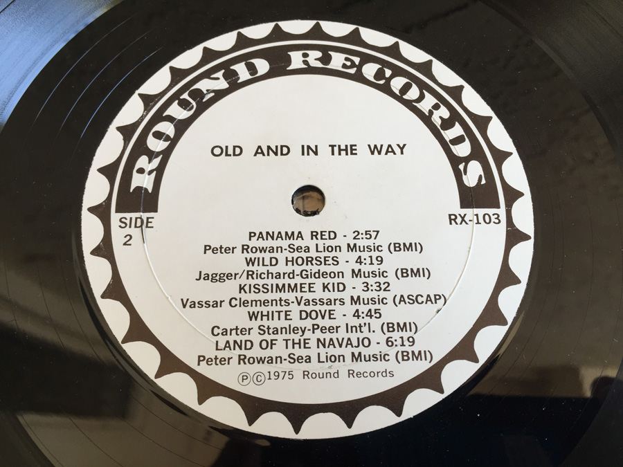 Old & In The Way ‎- Old & In The Way - Round Records - RX 103 - Jerry Garcia [Photo 7]