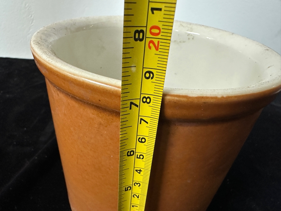 Just Added - Vintage Hall USA Pottery Flower Pot 7H [Photo 5]