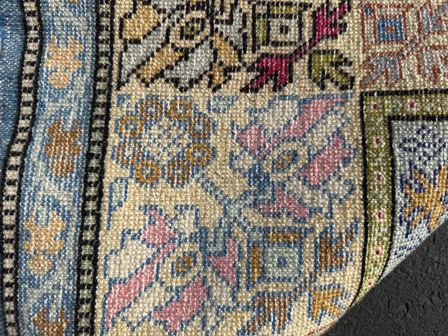 Just Added - Vintage Moroccan Hand Woven Wool Area Rug With A Tribal And Geometric Design 66 X 91 [Photo 10]