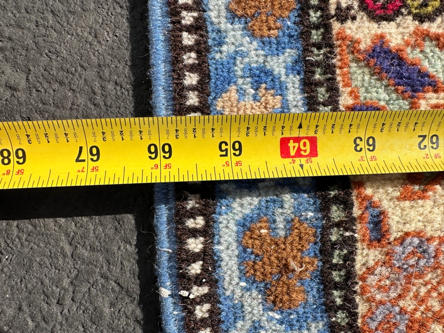 Just Added - Vintage Moroccan Hand Woven Wool Area Rug With A Tribal And Geometric Design 66 X 91 [Photo 11]