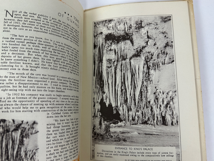 Just Added - Vintage 1932 Paperback Book The Discovery And History Of Carlsbad Caverns Jim White’s Own Story By James Larkin White [Photo 7]