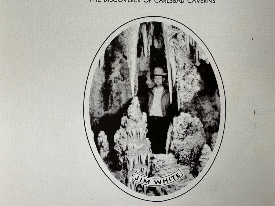 Just Added - Vintage 1932 Paperback Book The Discovery And History Of Carlsbad Caverns Jim White’s Own Story By James Larkin White [Photo 3]