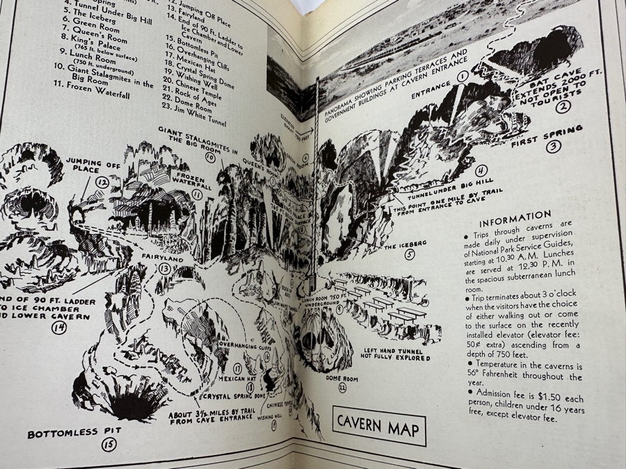 Just Added - Vintage 1932 Paperback Book The Discovery And History Of Carlsbad Caverns Jim White’s Own Story By James Larkin White [Photo 8]