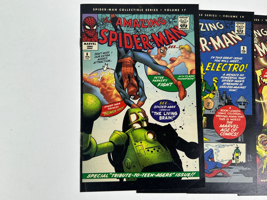 Just Added - (18) The Amazing Spider-Man Comic Book Reprints From The Spider-Man Collectible Series From No. 1 - 23 - See Photos [Photo 14]
