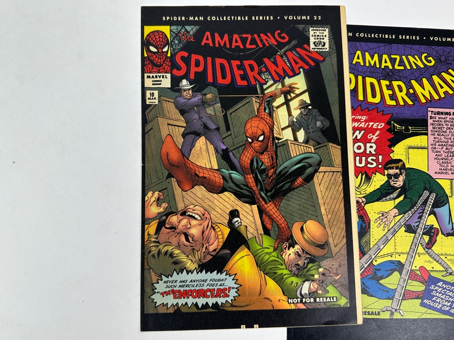 Just Added - (18) The Amazing Spider-Man Comic Book Reprints From The Spider-Man Collectible Series From No. 1 - 23 - See Photos [Photo 18]