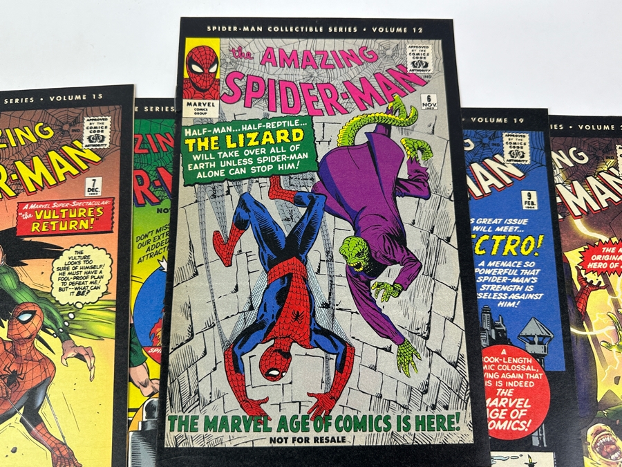 Just Added - (18) The Amazing Spider-Man Comic Book Reprints From The Spider-Man Collectible Series From No. 1 - 23 - See Photos [Photo 9]
