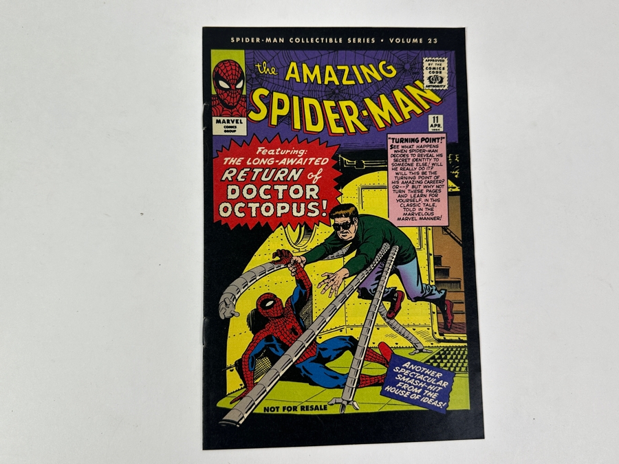 Just Added - (18) The Amazing Spider-Man Comic Book Reprints From The Spider-Man Collectible Series From No. 1 - 23 - See Photos [Photo 19]
