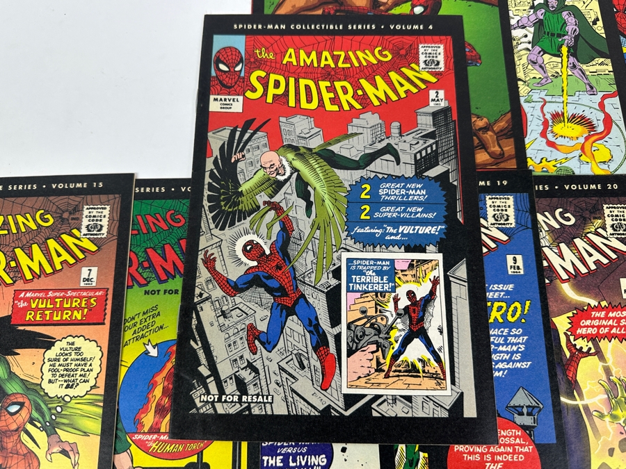 Just Added - (18) The Amazing Spider-Man Comic Book Reprints From The Spider-Man Collectible Series From No. 1 - 23 - See Photos [Photo 5]