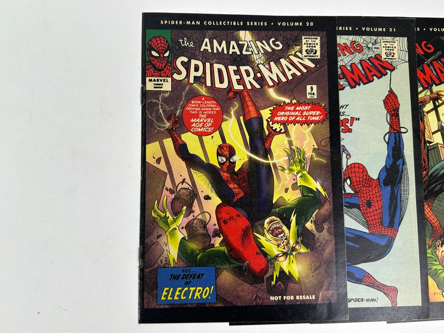 Just Added - (18) The Amazing Spider-Man Comic Book Reprints From The Spider-Man Collectible Series From No. 1 - 23 - See Photos [Photo 16]