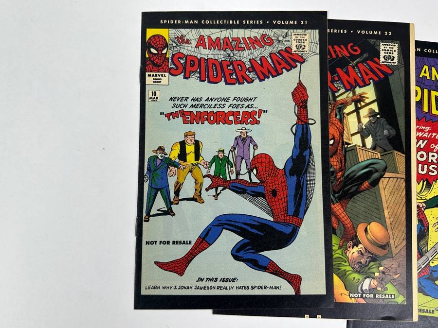 Just Added - (18) The Amazing Spider-Man Comic Book Reprints From The Spider-Man Collectible Series From No. 1 - 23 - See Photos [Photo 17]