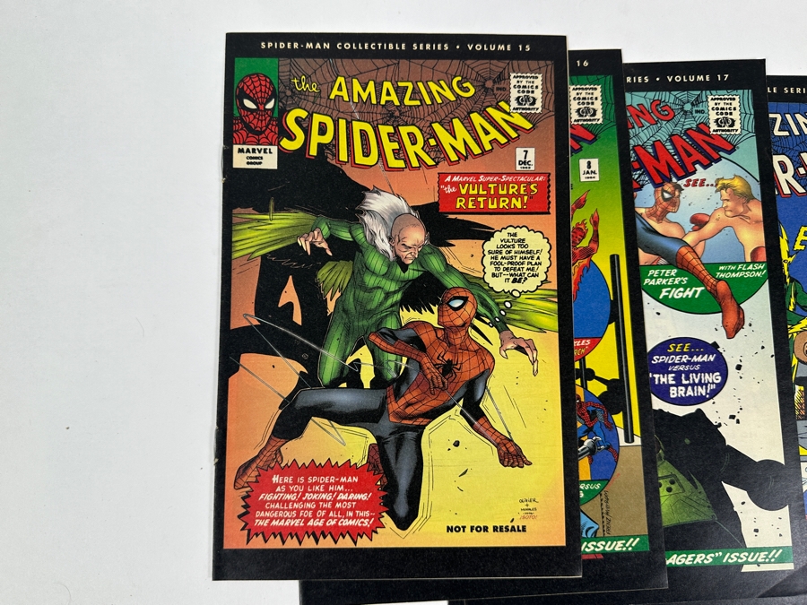 Just Added - (18) The Amazing Spider-Man Comic Book Reprints From The Spider-Man Collectible Series From No. 1 - 23 - See Photos [Photo 12]