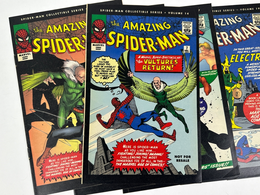 Just Added - (18) The Amazing Spider-Man Comic Book Reprints From The Spider-Man Collectible Series From No. 1 - 23 - See Photos [Photo 11]