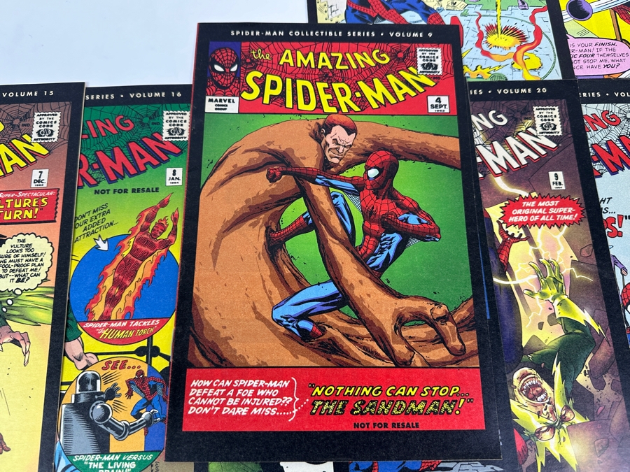 Just Added - (18) The Amazing Spider-Man Comic Book Reprints From The Spider-Man Collectible Series From No. 1 - 23 - See Photos [Photo 6]