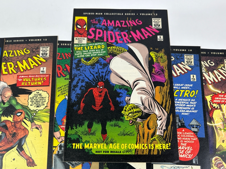 Just Added - (18) The Amazing Spider-Man Comic Book Reprints From The Spider-Man Collectible Series From No. 1 - 23 - See Photos [Photo 10]