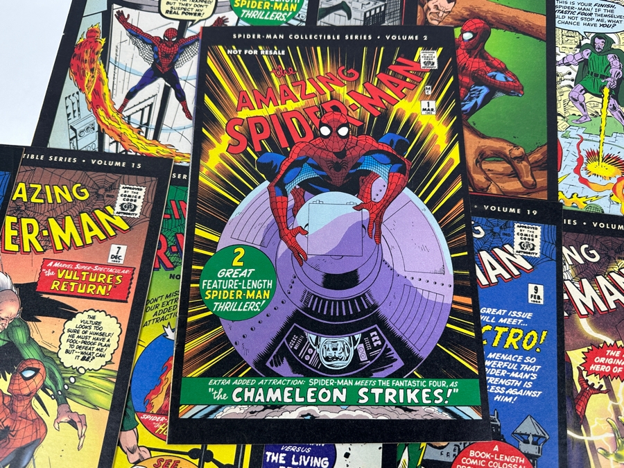 Just Added - (18) The Amazing Spider-Man Comic Book Reprints From The Spider-Man Collectible Series From No. 1 - 23 - See Photos [Photo 3]