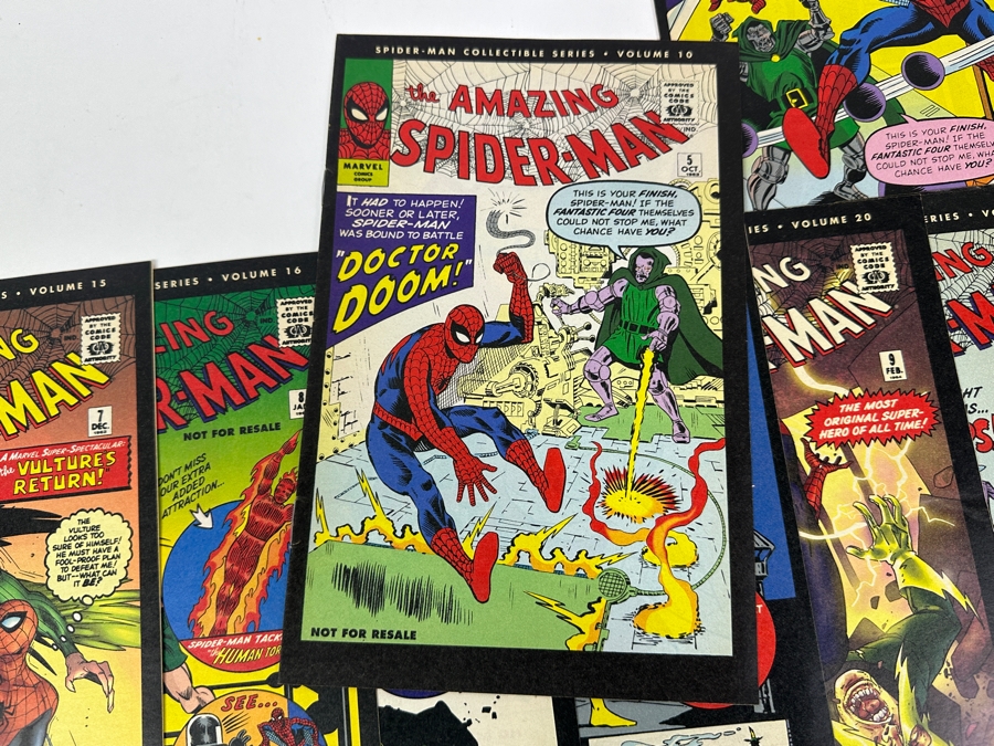 Just Added - (18) The Amazing Spider-Man Comic Book Reprints From The Spider-Man Collectible Series From No. 1 - 23 - See Photos [Photo 7]